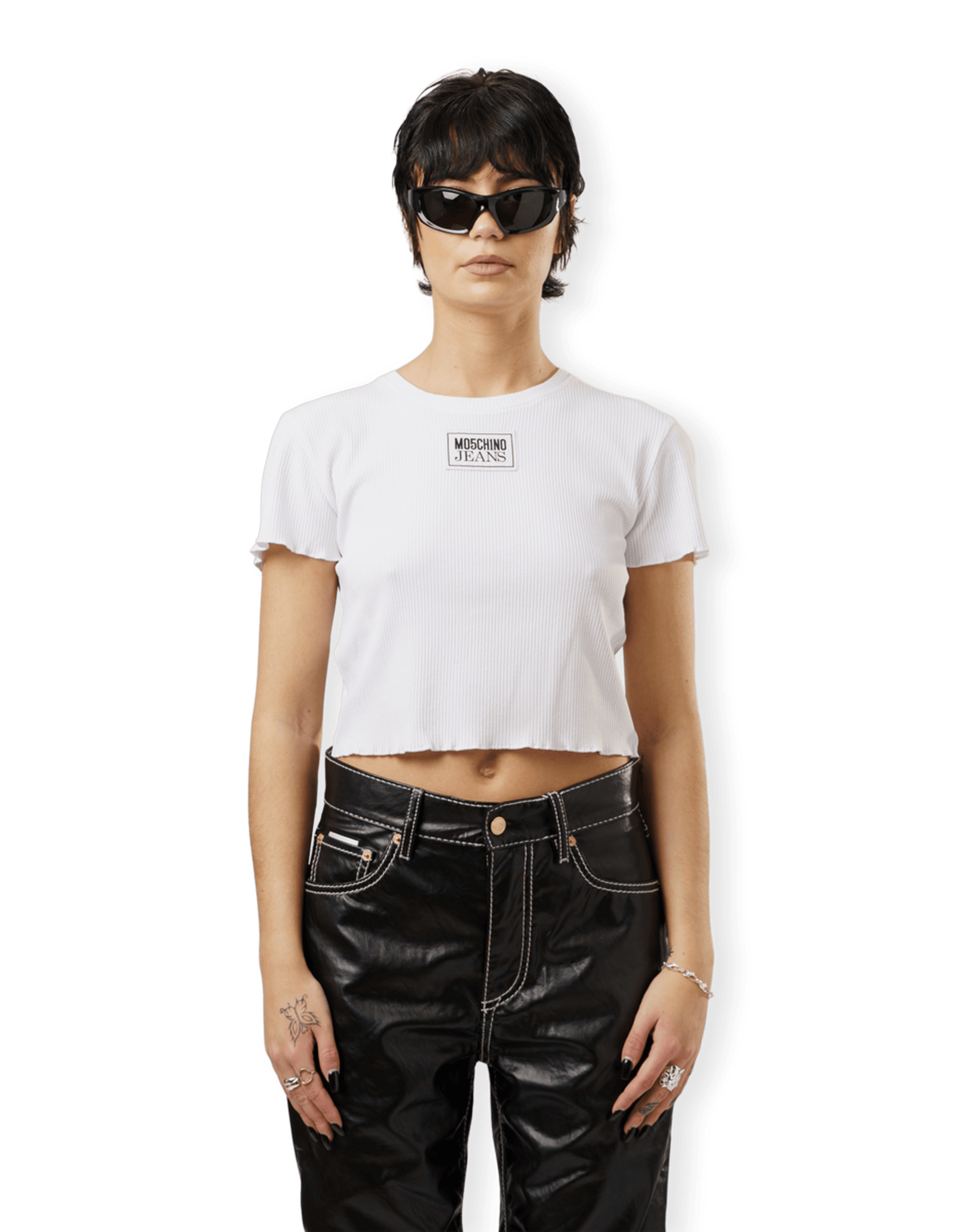 Logo Patch Cotton T-shirt