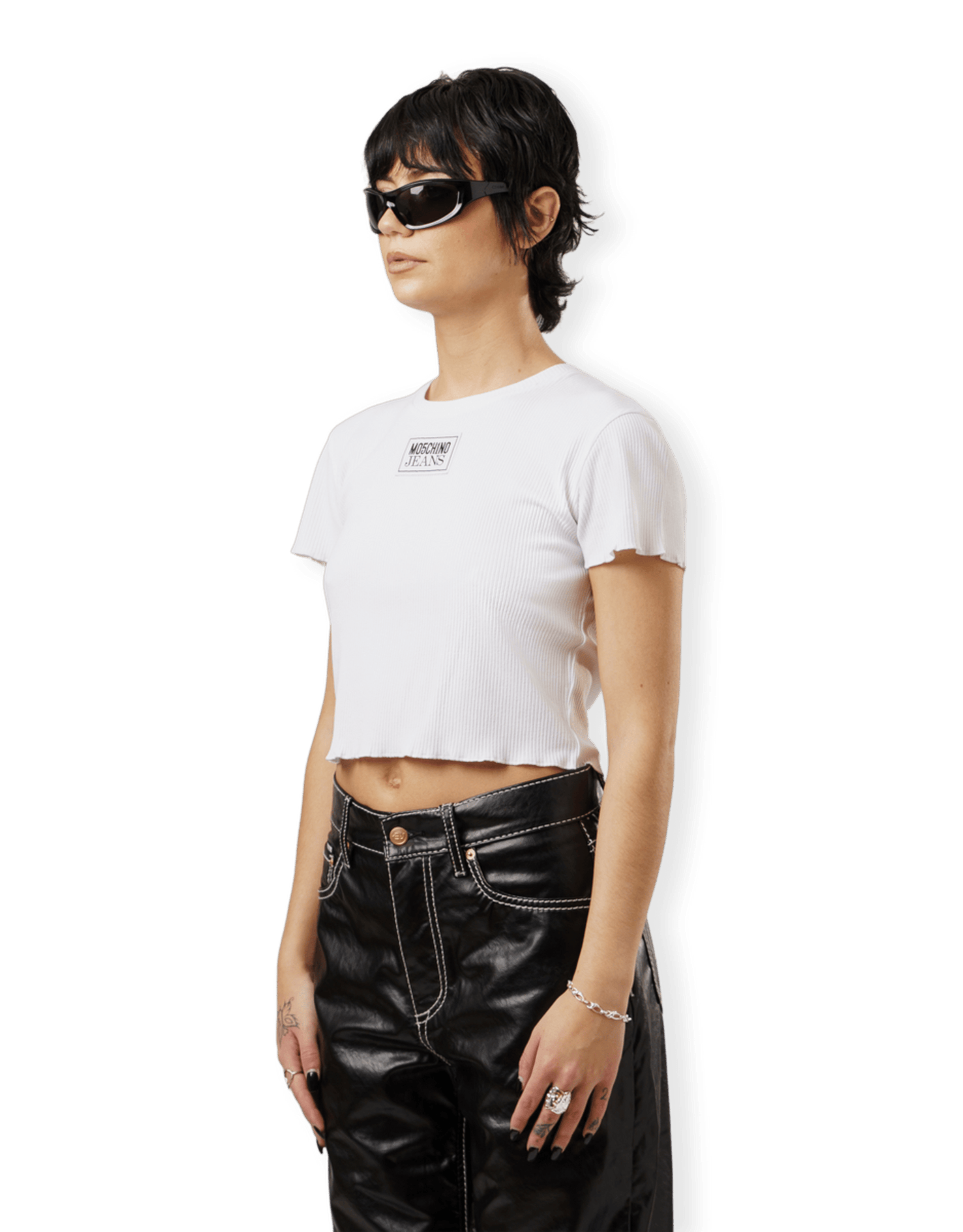 Logo Patch Cotton T-shirt