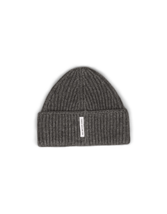 Cashmere Ribbed Beanie