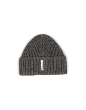 Cashmere Ribbed Beanie