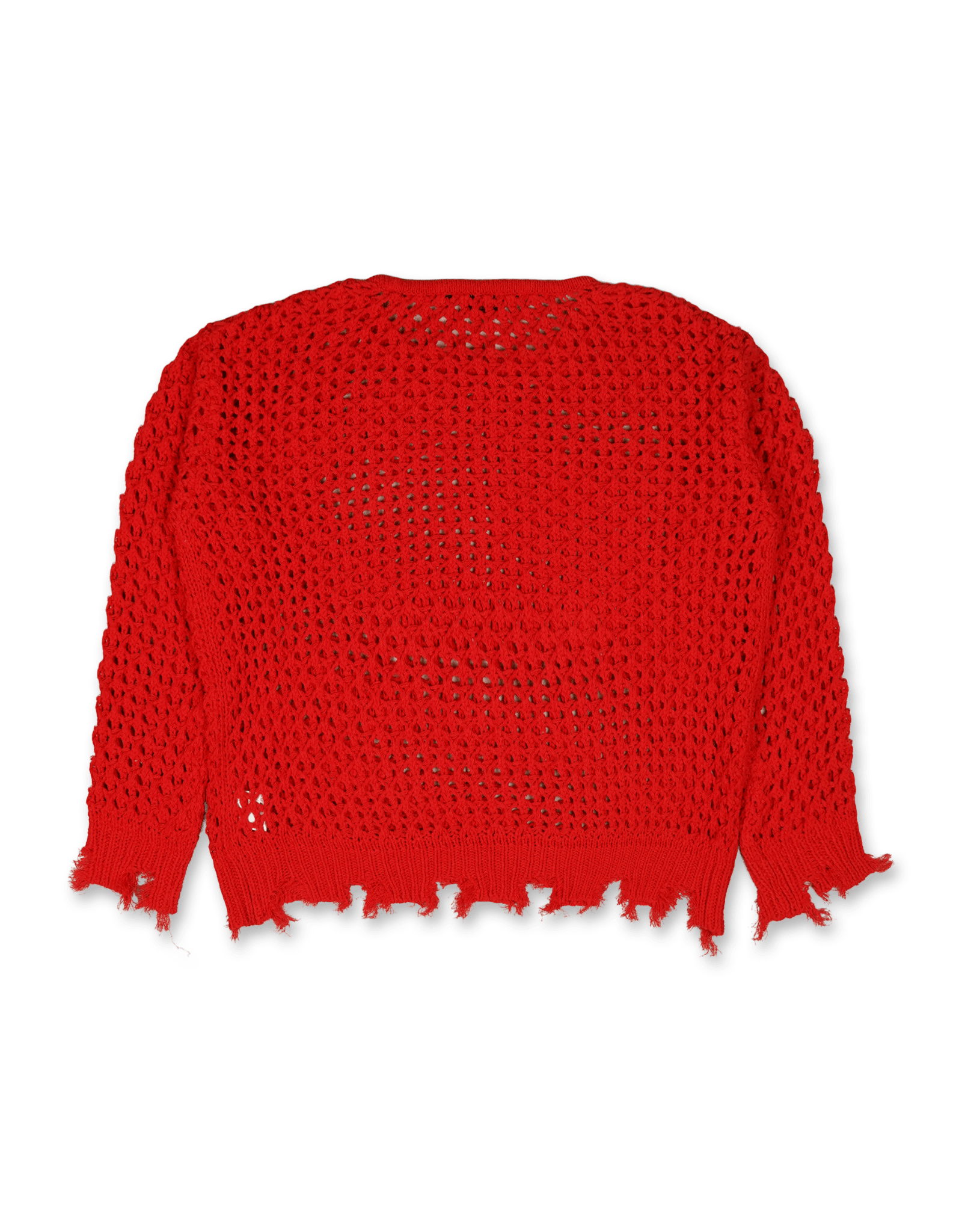 Unisex Damaged Boatneck Sweater