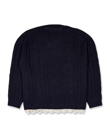 Andersson Bell Lace Chunky V - Neck Knit - Rezetstore