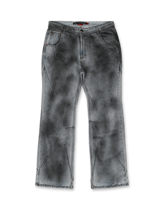 Andersson Bell Dirty Spray Washed Wide Leg Jeans | Rezet Store