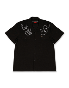 Andersson Bell Black Adsb Chain Embroidery Shirts | Rezet Store