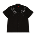 Andersson Bell Black Adsb Chain Embroidery Shirts | Rezet Store