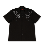 Andersson Bell Black Adsb Chain Embroidery Shirts | Rezet Store