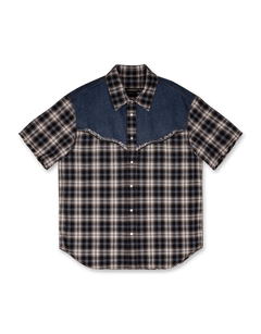 Andersson Bell Denim & Check Raw - Cut Shirts | Rezet Store