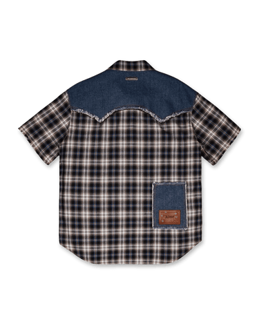 Andersson Bell Denim & Check Raw - Cut Shirts | Rezet Store
