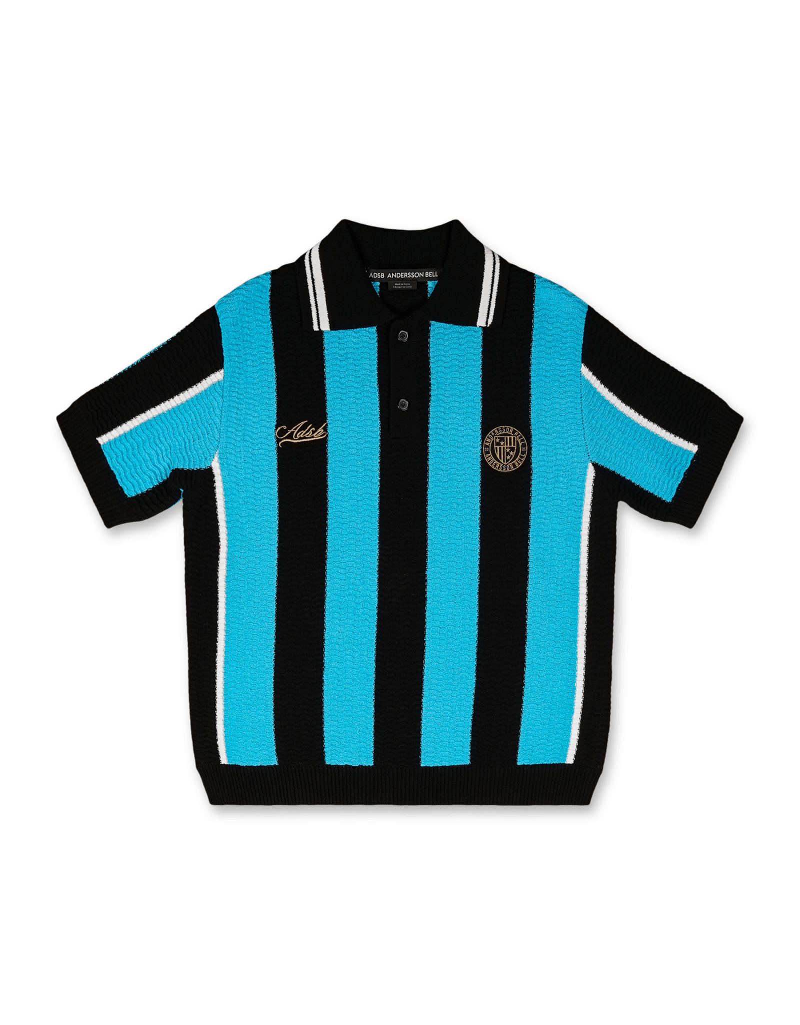 Stripe Soccer Polo Sweater