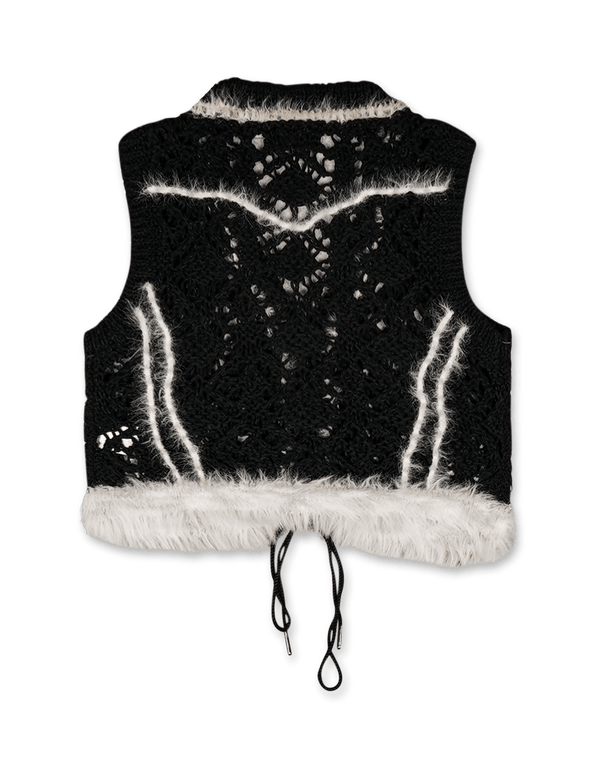 Andersson Bell Western Lace - Up Knit Vest | Rezet Store