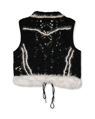Andersson Bell Western Lace - Up Knit Vest | Rezet Store