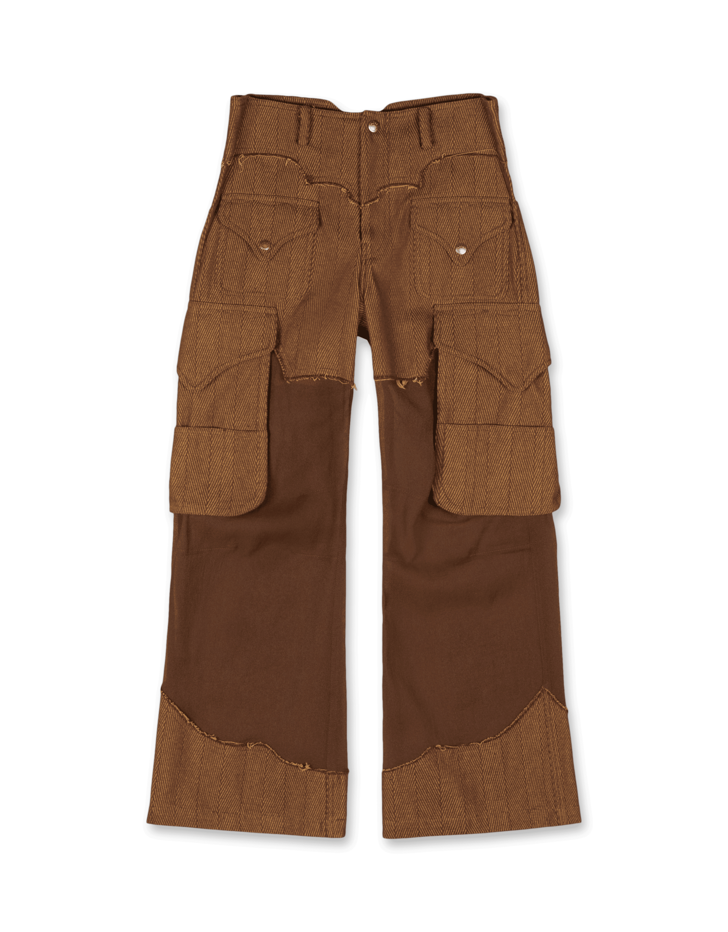 Herringbone Sheer Cargo Pants
