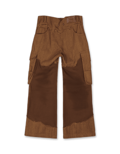 Herringbone Sheer Cargo Pants