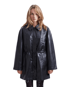 Eco Leather String Jacket