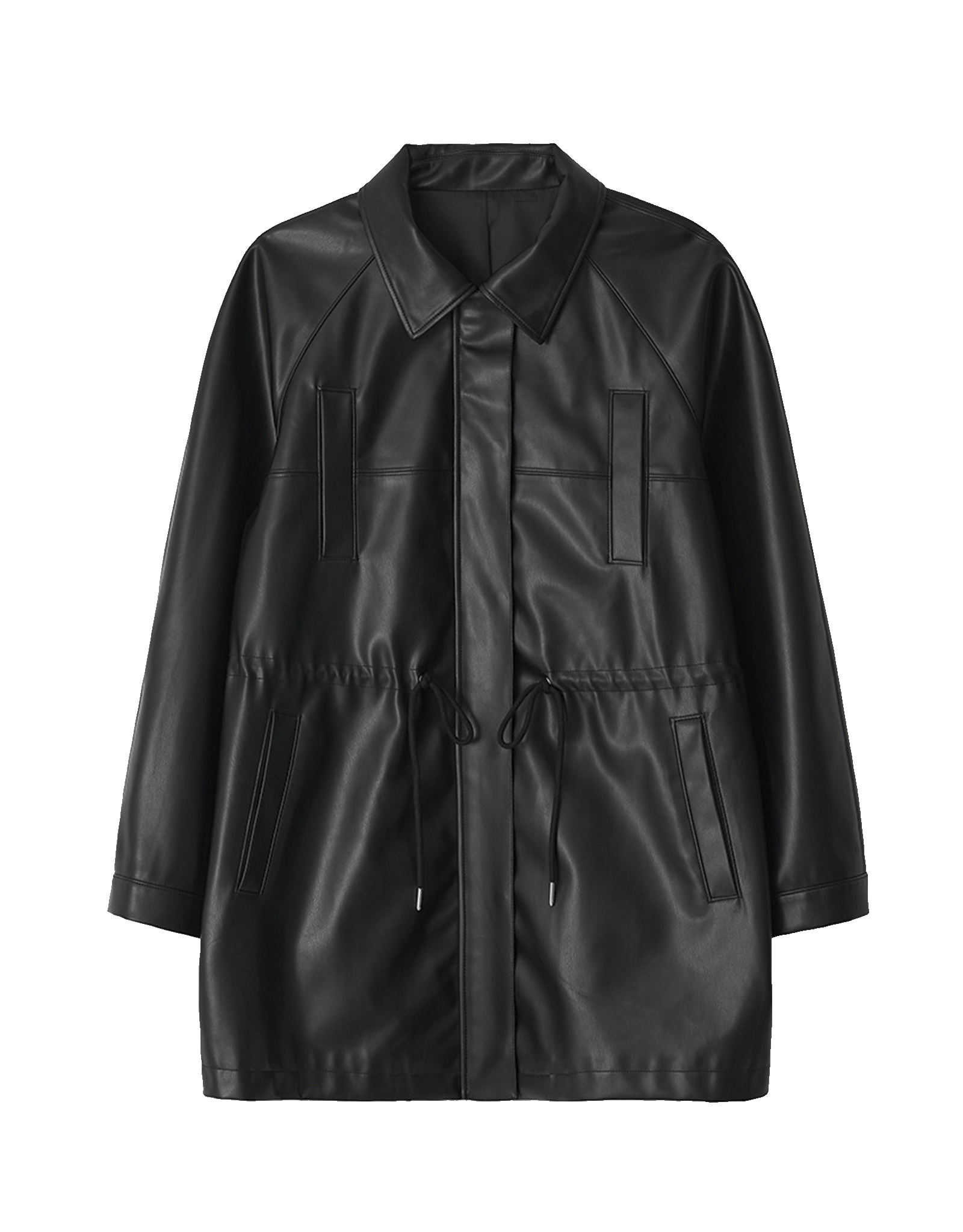 Eco Leather String Jacket