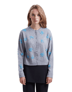 Flower Beaded Cardigan