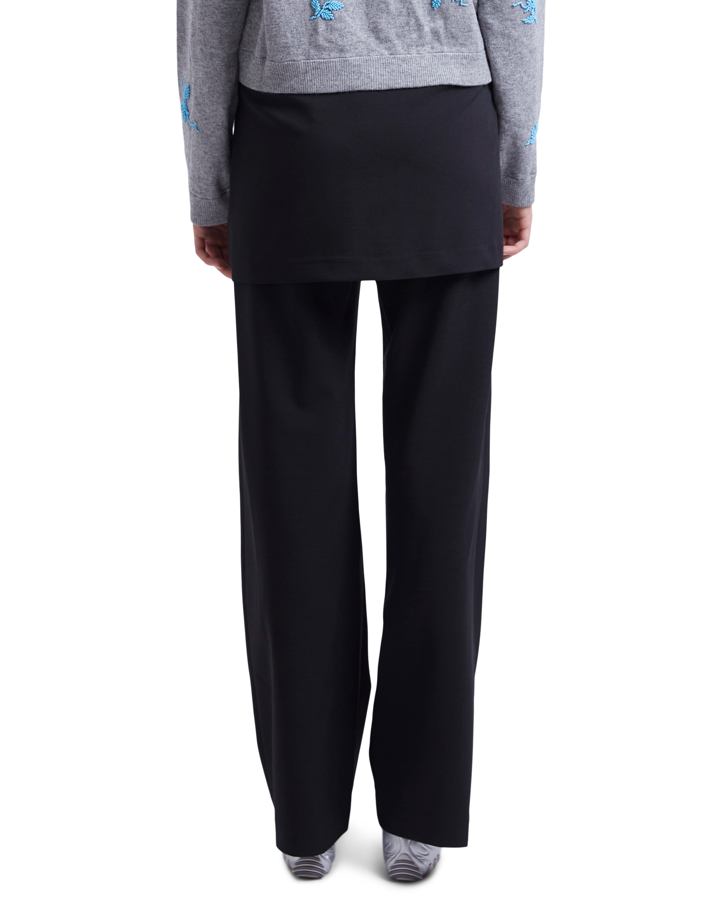 Wrap Skirt Wide Pants