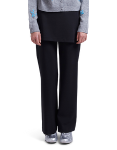 Wrap Skirt Wide Pants