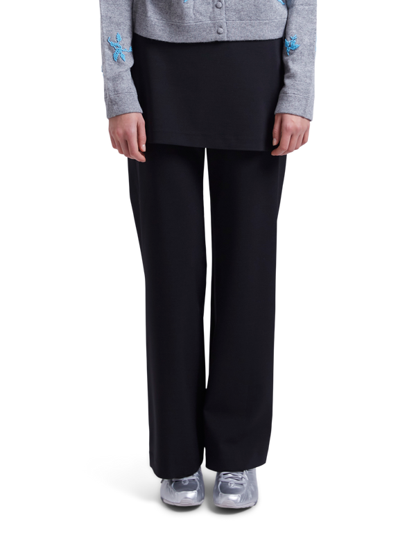 Wrap Skirt Wide Pants