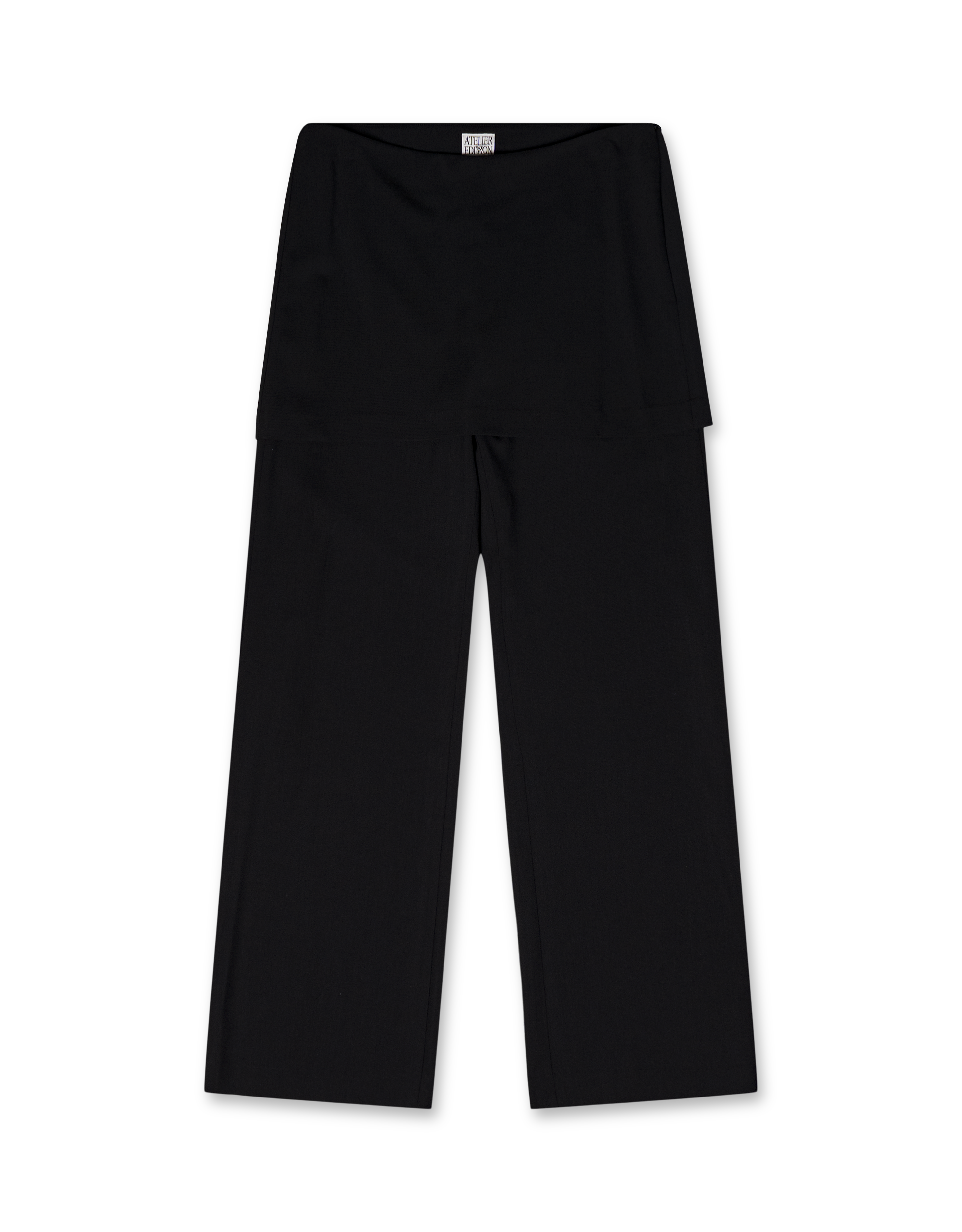 Wrap Skirt Wide Pants