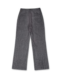 Herringbone Bootcut Pants