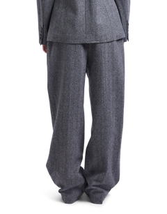 Herringbone Bootcut Pants