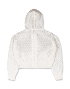 Mohair Hooded Cardigan