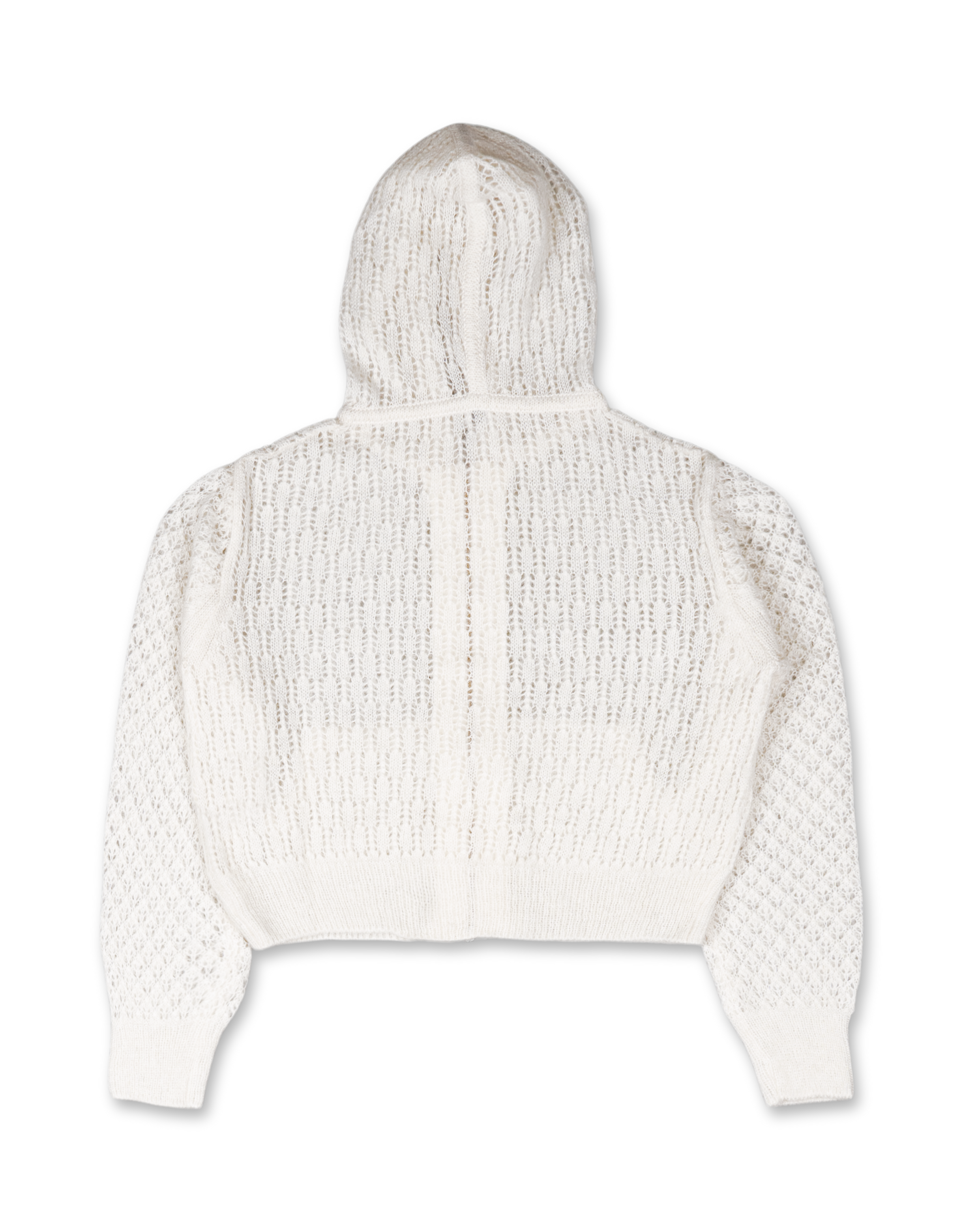 Mohair Hooded Cardigan