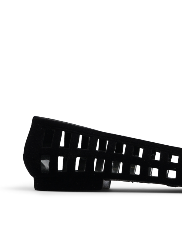 HEAVENLY JELLY Classic Suede Black shoes