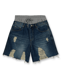 Denny Sweat Waist Damages Shorts