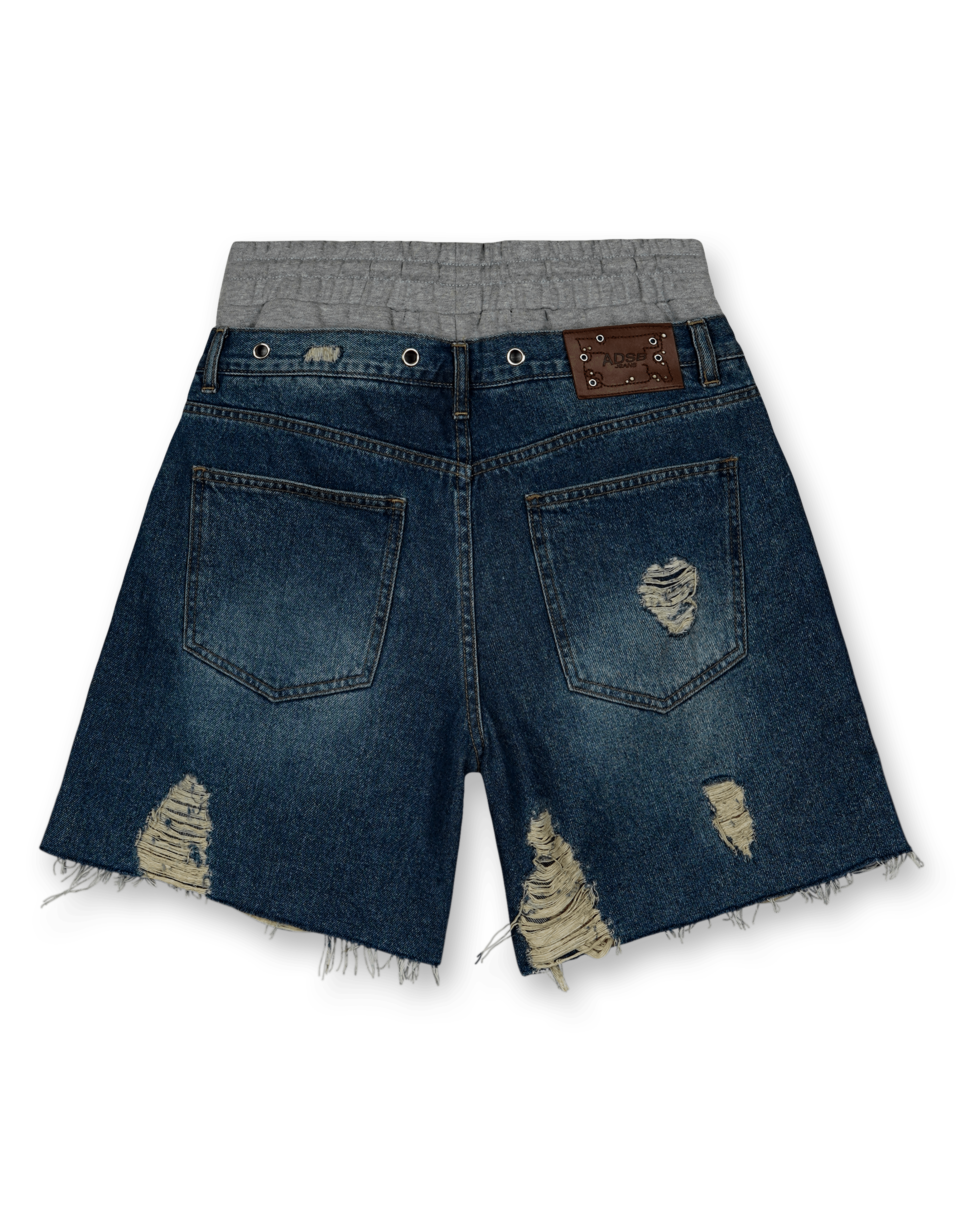 Denny Sweat Waist Damages Shorts