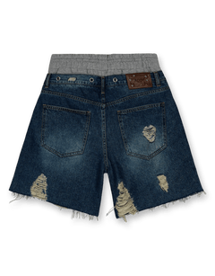 Denny Sweat Waist Damages Shorts