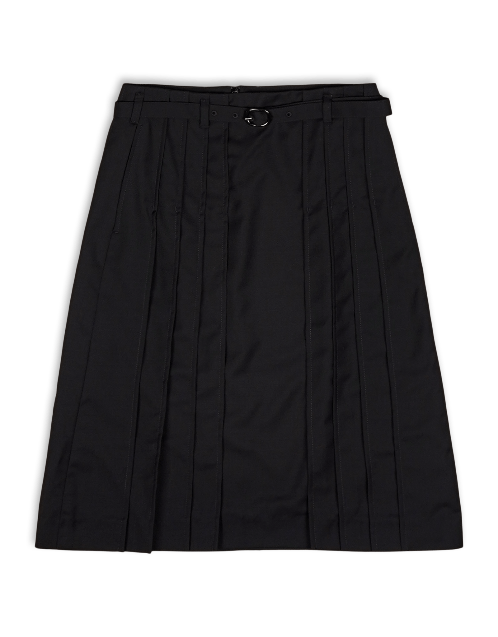 Pleats Midi Skirt