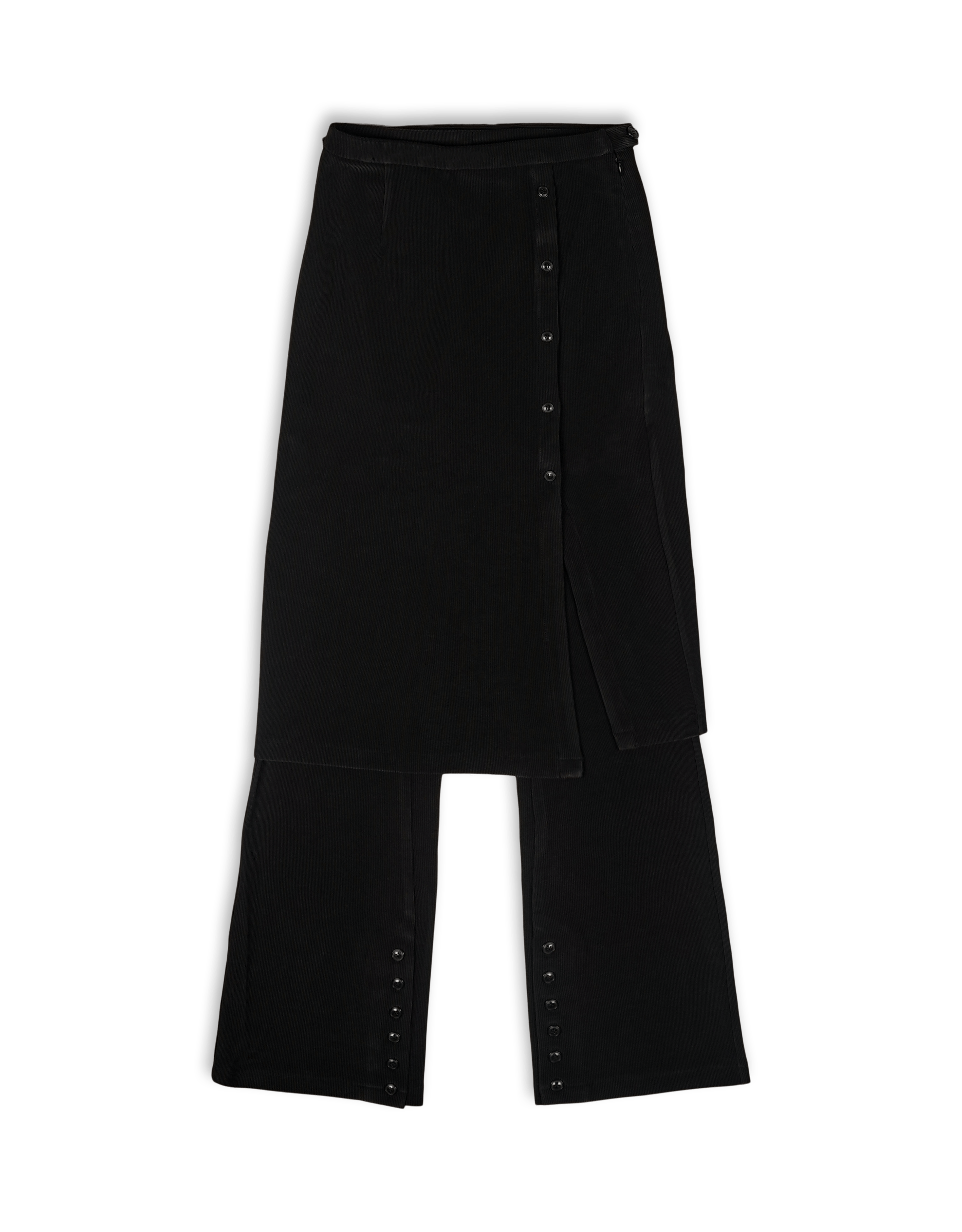Layered Skirt Pants