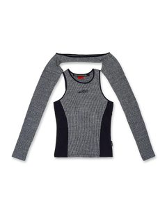 Lina Cut-Out Layered Top