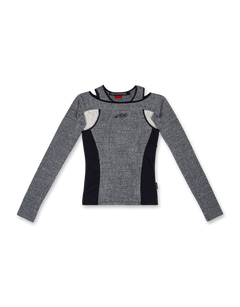 Lina Cut-Out Layered Top