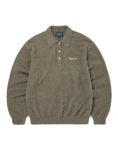 SCT-Logo Shaggy Knit Polo