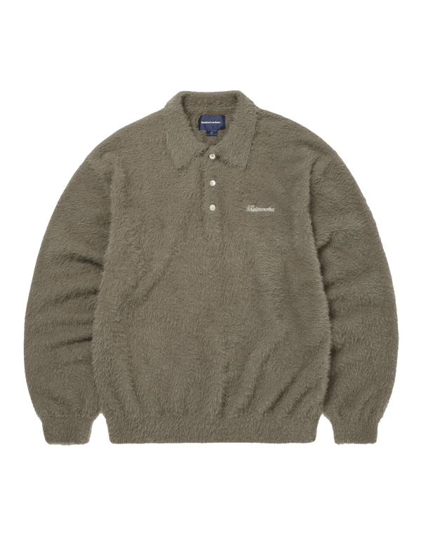 SCT-Logo Shaggy Knit Polo