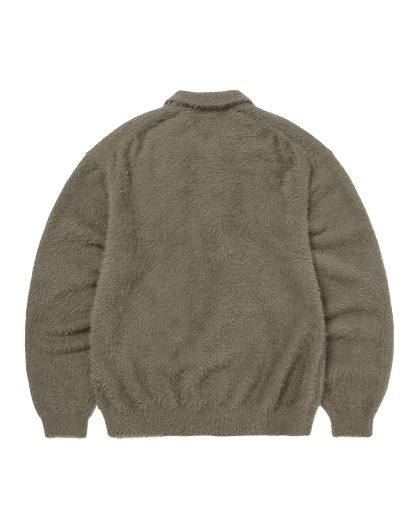 SCT-Logo Shaggy Knit Polo