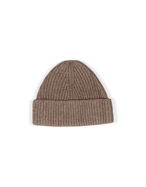 Cashmere Ribbed Beanie