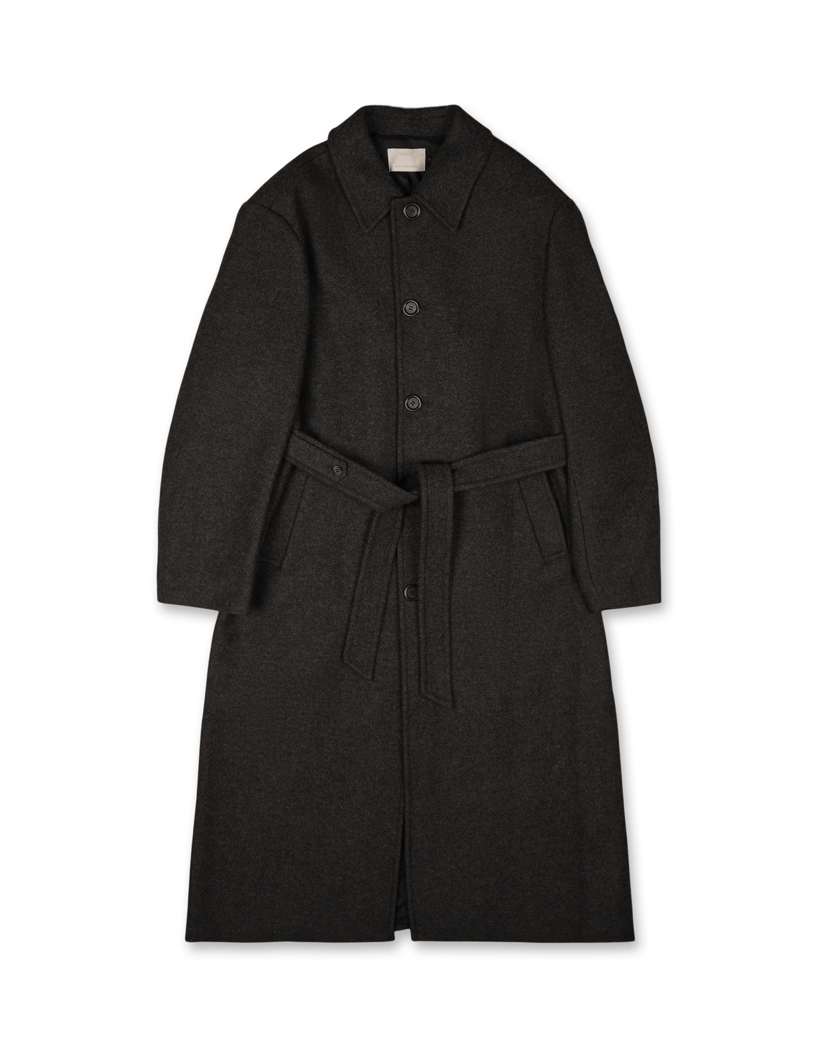 Mens Single Breasted Long Coat