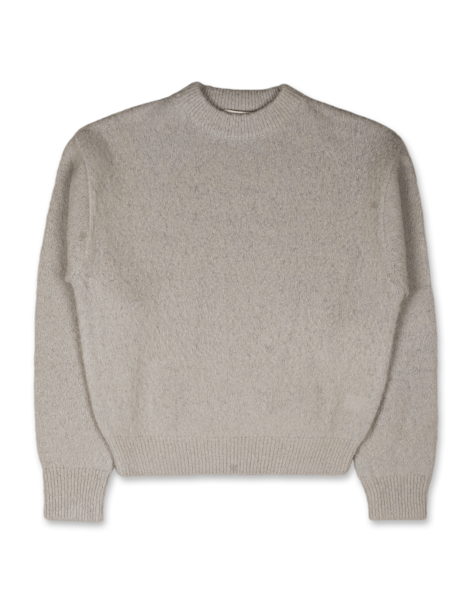 Fluffy Brushed Long Sleeve Knit