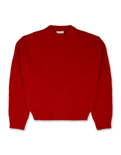 Fluffy Brushed Long Sleeve Knit