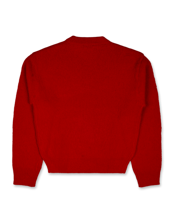 Fluffy Brushed Long Sleeve Knit