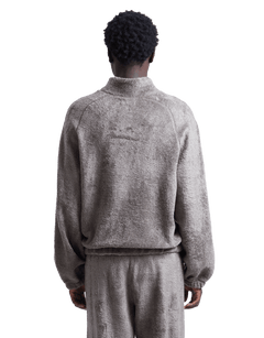 Fluffy Oversized Half Zip Pullover