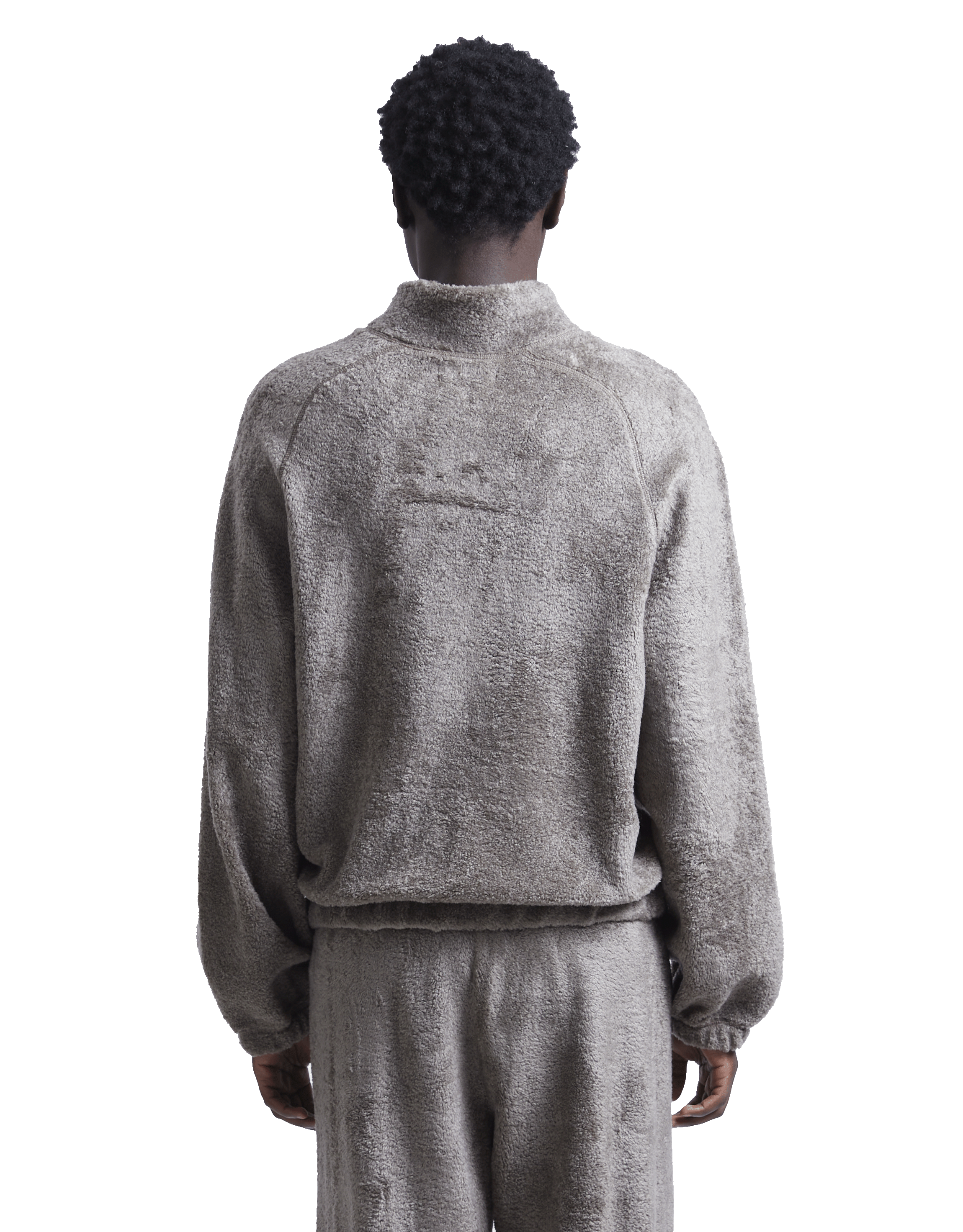 Fluffy Oversized Half Zip Pullover