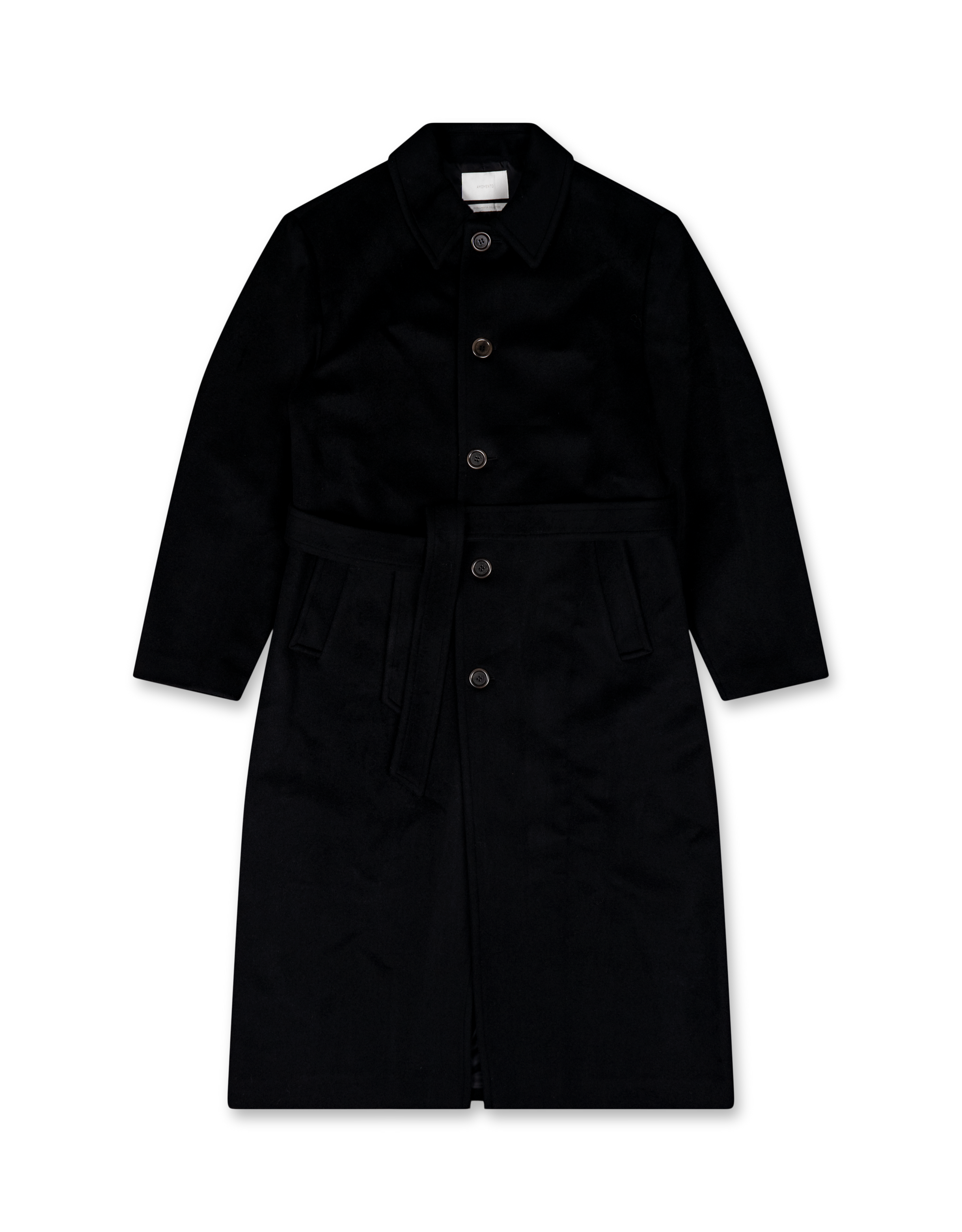 Mens Single Breasted Long Coat