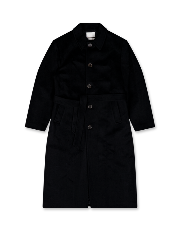 Mens Single Breasted Long Coat