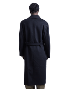 Mens Single Breasted Long Coat