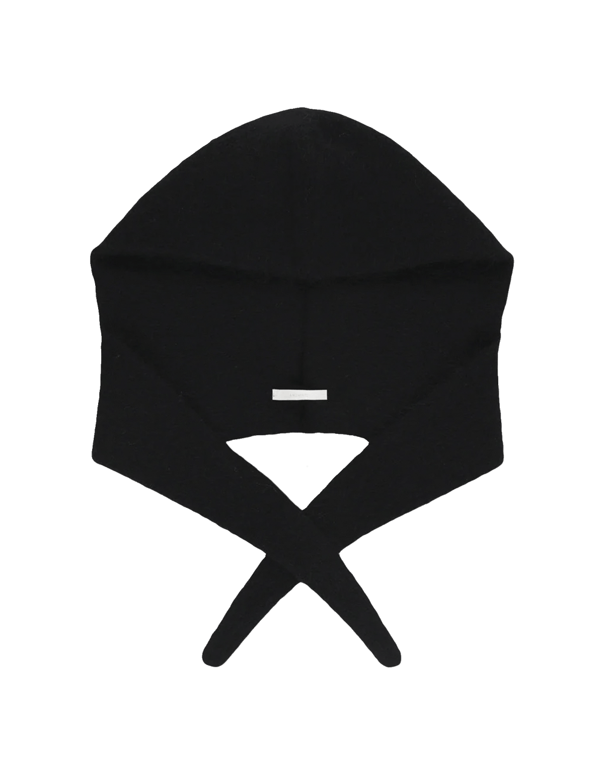 小物 AMOMENTO HAIRY BALACLAVA SCARF - BLACK Amomento Hairy Balaclava Scarf Black Scarves Mens – Rezet Store